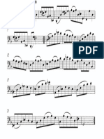 Partitura Minuet 2 Cello-Suite Nº1 Bach