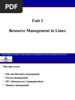 Unit 2 Resource Management in Linux