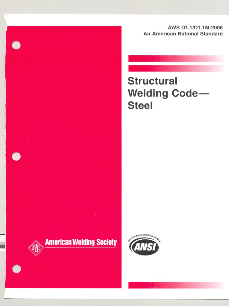 AWS D 1.1-2006 Structural Welding Code - Steel PDF | PDF
