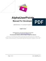 Alphauserpoints Developer 2.x