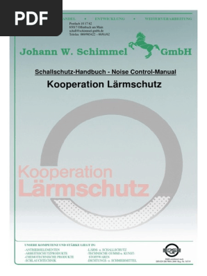 Katalog Schallschutz Handbuch