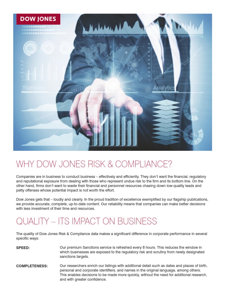 Dow Jones: Risk & Compliance Solutions | PDF | Money Laundering ...