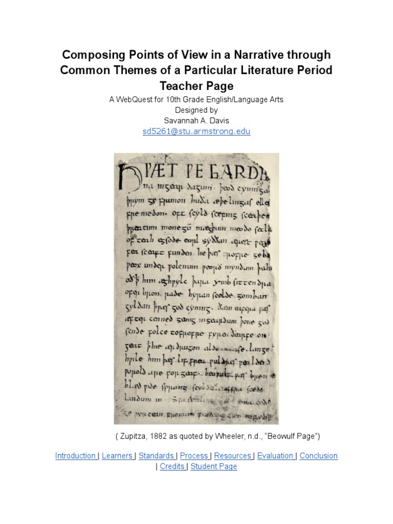 Webquest narrative essay 08 picture