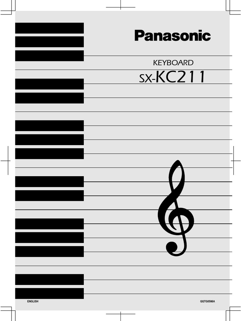 Panasonic Sx-kc211 User Manual | PDF | Ac Power Plugs And Sockets