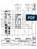 Arquitectonico Planos de Casa-90 X 60