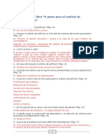 Cuestionario Libro Ocho Pasos Para El Analisis de Politicas Publicas V4