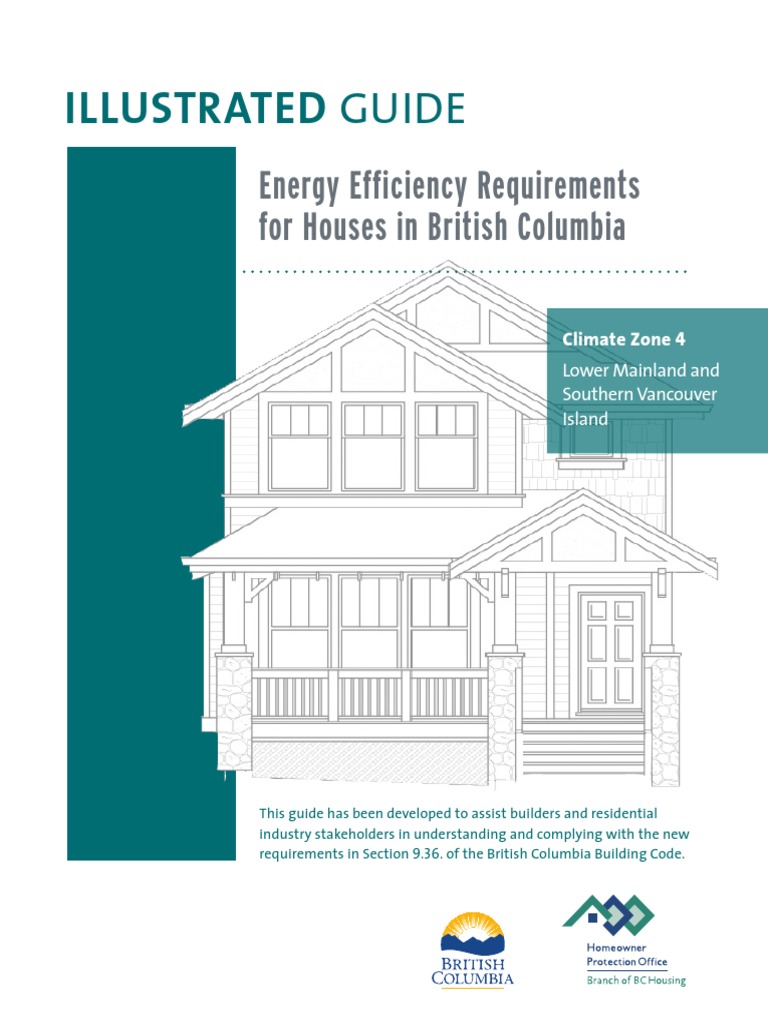Energy Efficiency Requirements For Houses in BC | PDF | Building ...