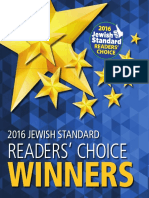 Jewish Standard Readers' Choice 2016
