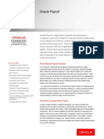 Oracle Payroll Sheet