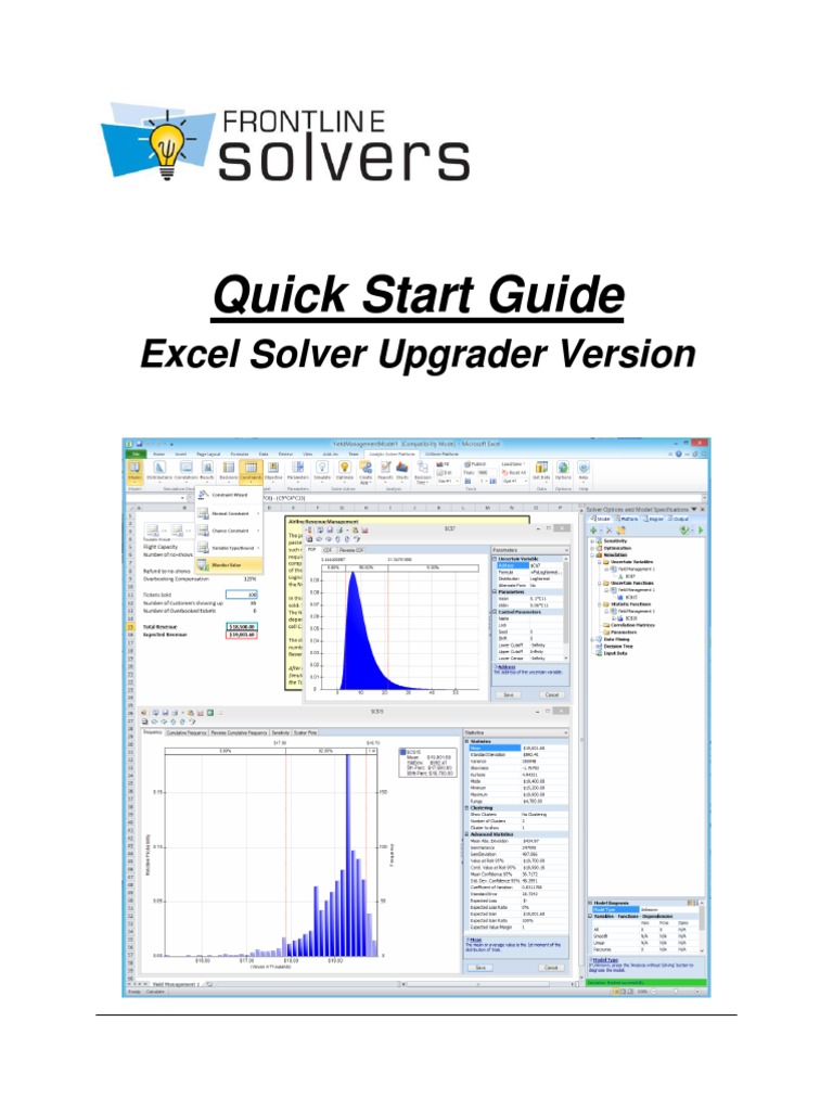 Excel Solver Upgrade Guide  Microsoft Excel  Analytics