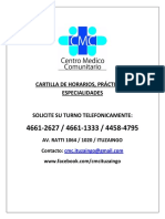 CMC Dias y Horarios Ituzaingo