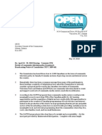 OpenMedia - Ca CRTC Submission