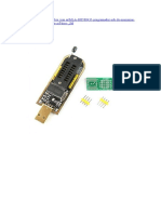 Programador USB de memorias EEPROM 24/25 con zócalo ZIF BIOS