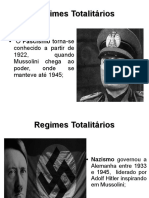 Regimes Totalitários