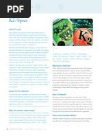 K2/Spice Fact Sheet