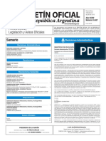 Boletín Oficial de La República Argentina, Número 33.427. 27 de Julio de 2016