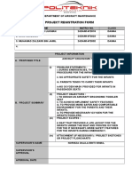 Project Registration Form June 2016