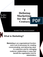1 Defining Marketing For The 21 Century