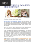 Download Tips Pasti Menang Capsa Susun Online Indonesia by Meisya Laurencia SN319499848 doc pdf