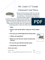 Classroom Use Policy Technology For Teachers