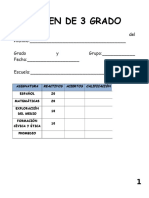 Examen iniciación