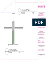 Footing and Column Detail PDF