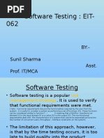 Software Testing