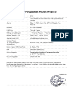 Lembar Pengesahan Usulan Proposal GP-PTT Padi Inbrida 5000 Ha PDF