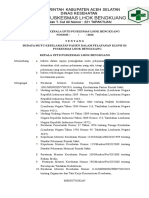 9.1.2.2 SK Budaya Mutu Keselamatan Pasien Dalam Pelayanan Klinis Di Puskesmas