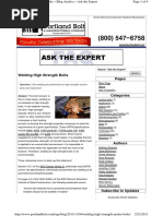 Heat Treatment to Anchor Bolts