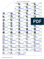 Rubik's Cube - Final Layer Algorithms (Printable Page)