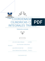 Coordenadas Cilindricas Con Integrales Triples