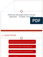 Instax Marketing Plan (Short - Term Tatics)