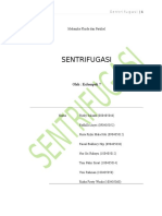 SENTRIFUGASI SEBAGAI METODE PEMISAHAN