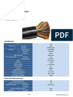 100 Pair Communication Backbone Cable