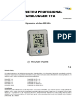 Higrometru Profesional HygroLogger TFA