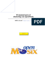 El manual para el clustering con open Mosix