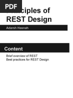 Principes of REST Design