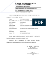 Surat Keterangan Domisili