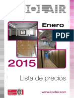 Tarifa 2015 Koolair PDF