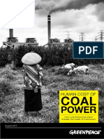 Cost of Coal Power