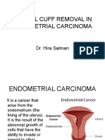 Vaginal Cuff Removal in Endometrial Carcinoma: Dr. Hira Salman