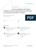 Evaluation of Fracture Toughness and Impact Toughn