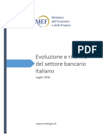 MEF-Evoluzione e Riforme Del Settore Bancario Italiano