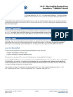 Amplifier Design Using Modelithics T2G6000528 Model