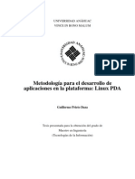Metodología para El Desarrollo de Aplicaciones en La Plataforma: LinuxPDA