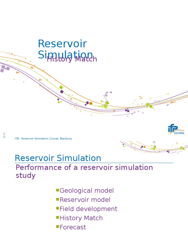 History Match Petroleum Reservoir Computer Simulation