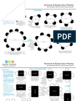 Restaurant & Banquet Space Planning: Round Tables