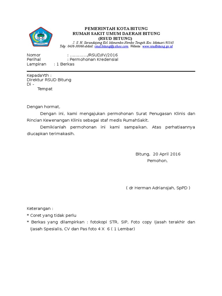 Surat permohonan-kredensial Staf Medis.doc