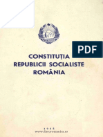 Constitutia Republicii Socialiste Romania
